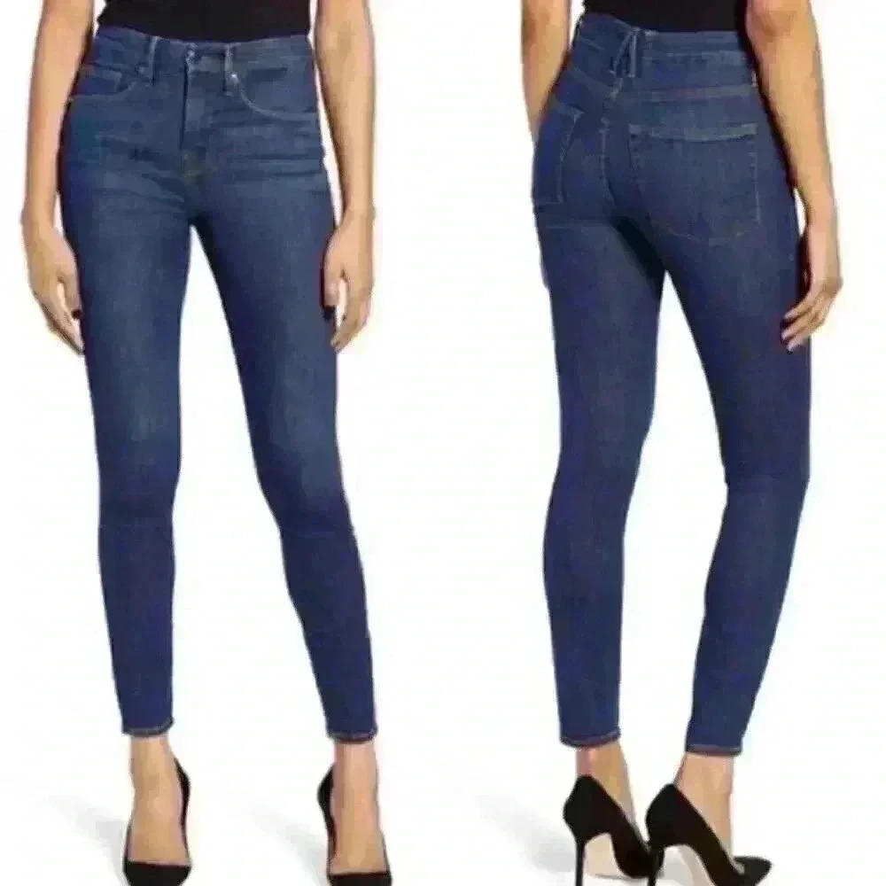 Good AMERICAN Good Legs Blue500 Skinny Jeans Size 0/25